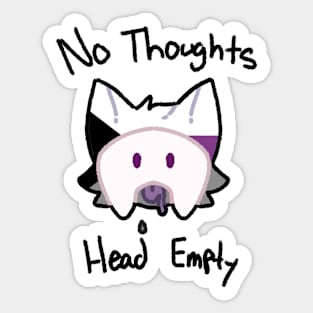 Slime Pup (No thoughts, head empty) Sticker